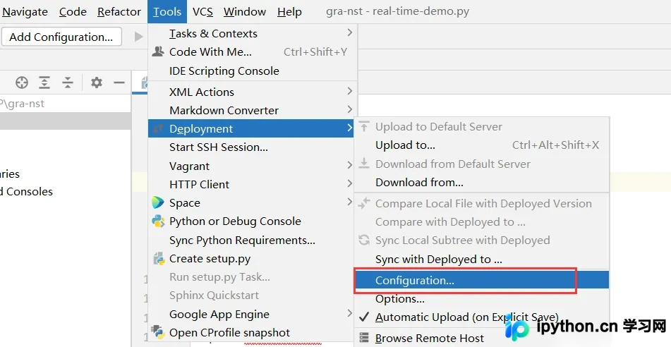 PyCharm 配置 SFTP 同步服务器完整指南
