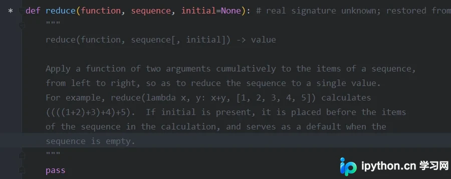 Python 3中reduce函数的引入与使用详解