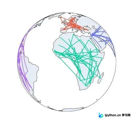 Python Plotly绘制地球仪线条与3D可视化详解