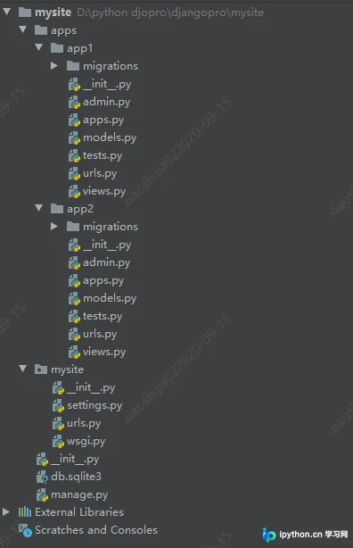 Django多App项目URL配置与跨App调用详解