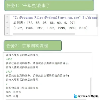 Python列表实操:enumerate函数与购物流程模拟