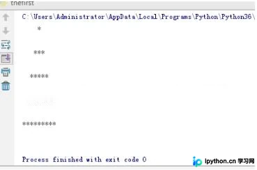 Python使用双循环打印三角形图案的实现方法