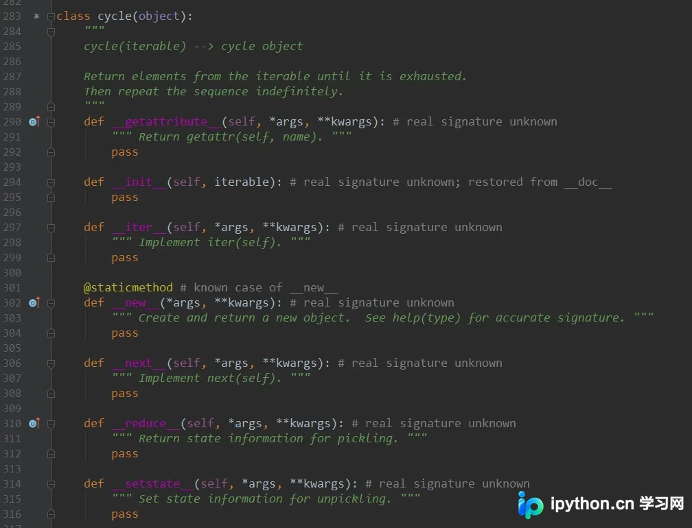 Python itertools.cycle 实现无限循环迭代器详解