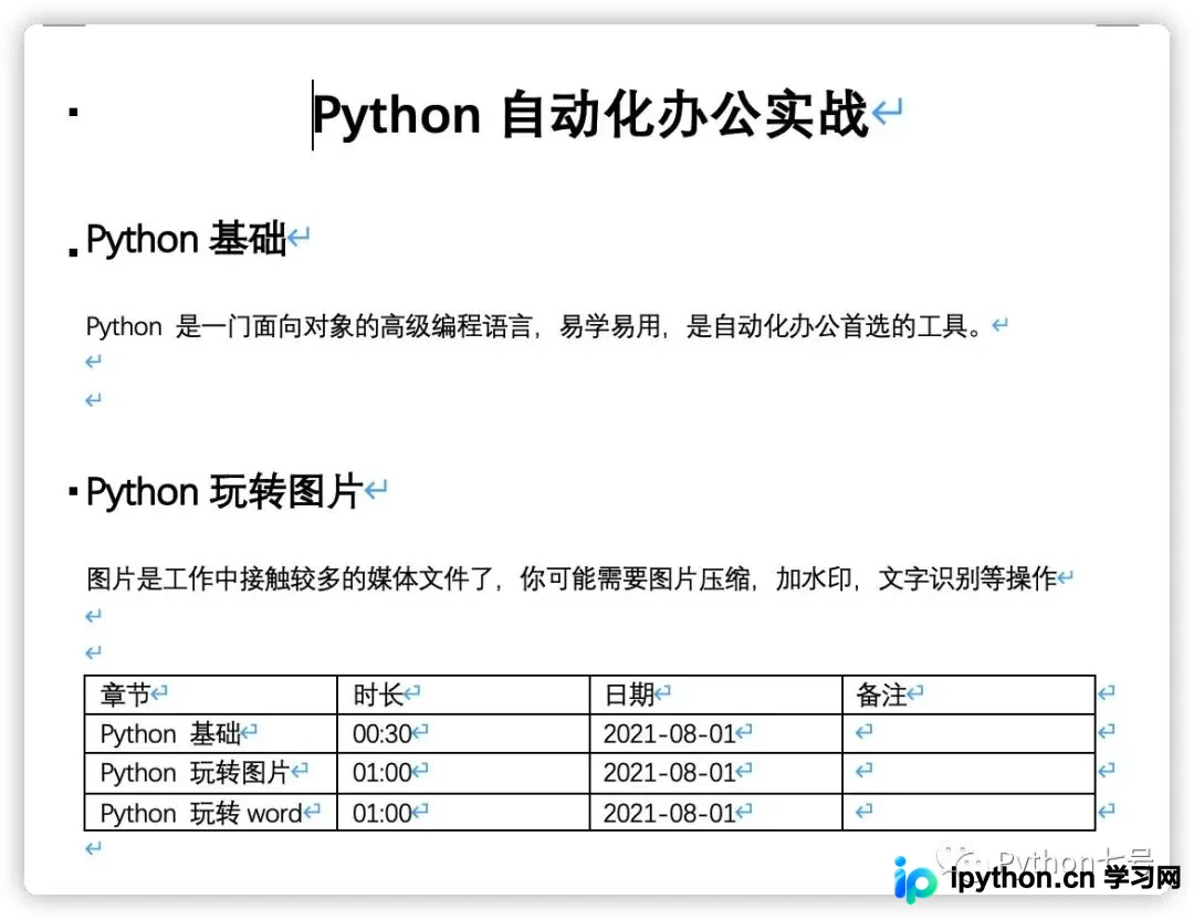 Python办公自动化：使用python-docx批量处理Word文档与转换PDF