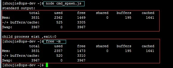 Node.js调用脚本(python/shell)和系统命令