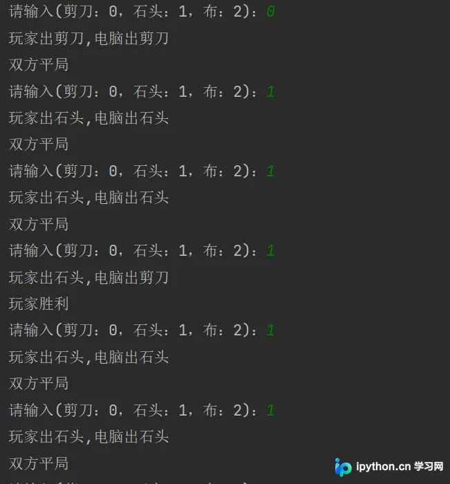 Python实现石头剪刀布游戏：从逻辑到交互的完整教程