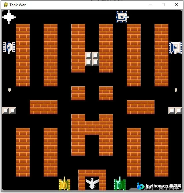 Python基于Pygame实现双人坦克大战游戏开发教程