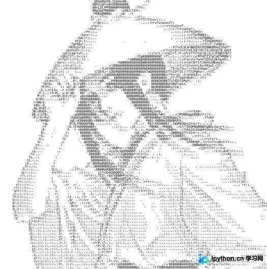 Python实现字符画照片：从灰度转换到终端打印完整指南