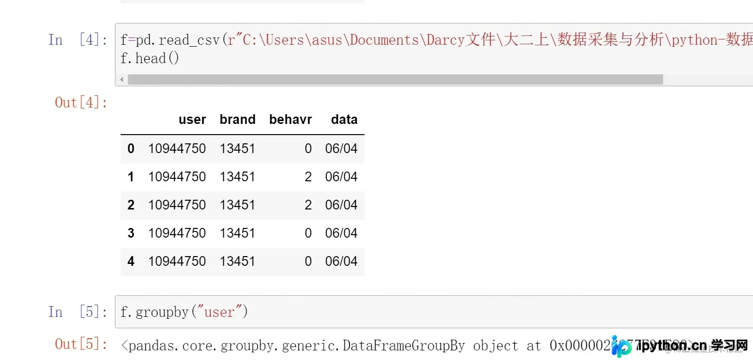 Pandas groupby函数实战：从分组统计到转化率计算
