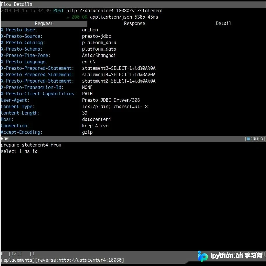Python3 mitmproxy 自定义 HTTP/HTTPS 请求拦截脚本实例
