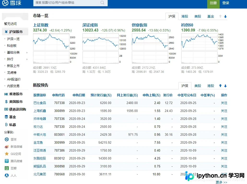 Python爬取股票数据实战：从环境配置到CSV保存
