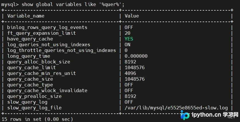 MySQL慢查询日志配置与排查指南