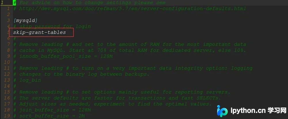 MySQL 5.7 root密码修改及ERROR 1193/1819/1290报错解决