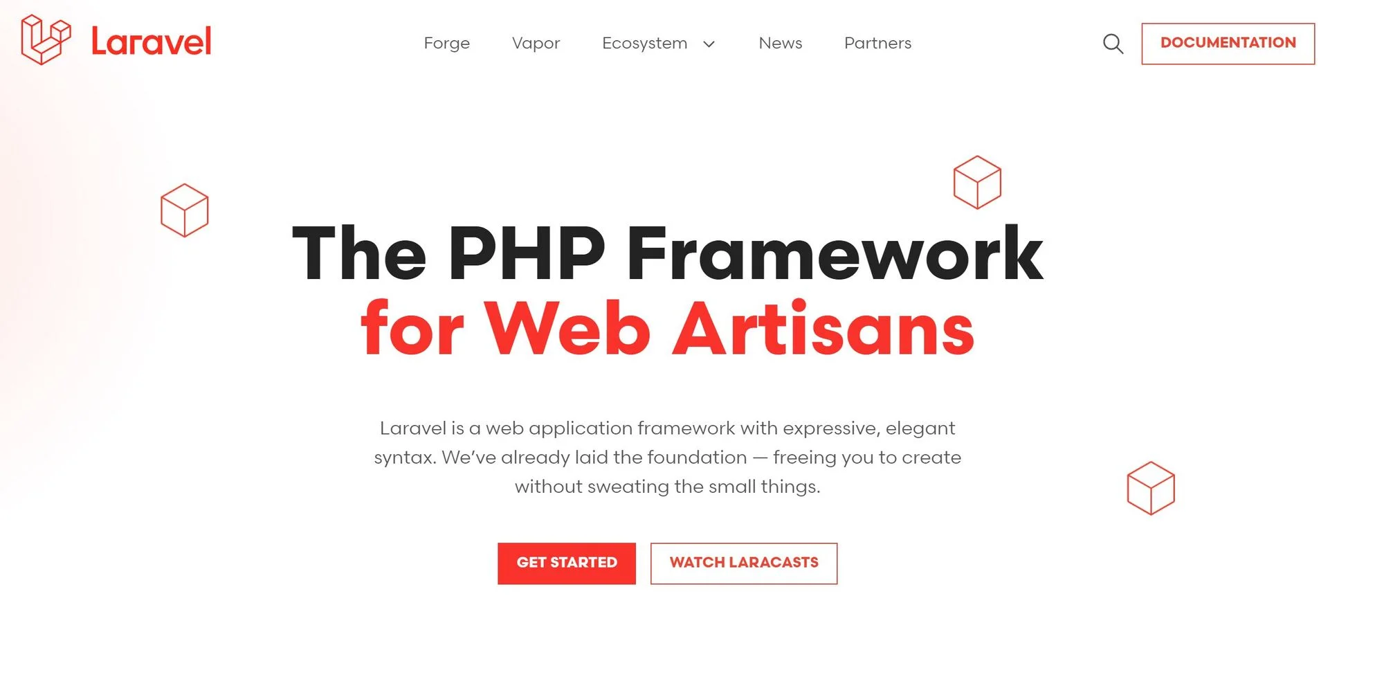 Laravel 界面截图 2