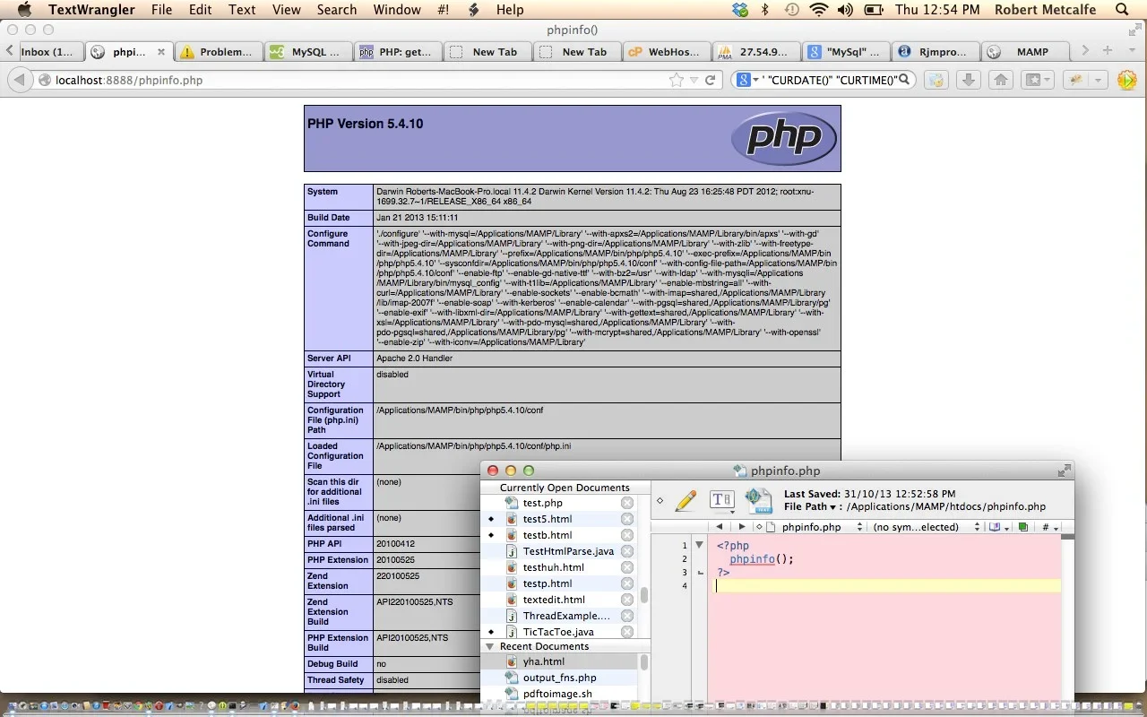 展示真实终端或系统环境中的PHP安装过程、PHP版本命令输出、php.ini配置文件和环境变量配置界面。