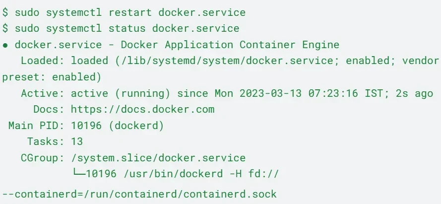 展示真实Linux终端中Docker启动失败日志、daemon.json报错信息和systemctl status docker诊断过程。