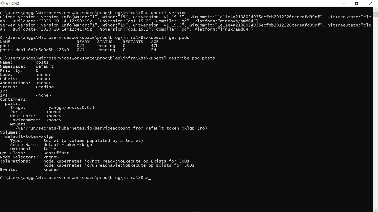 展示真实 Kubernetes Pod Pending/FailedScheduling 事件与 describe 输出,突出调度失败原因