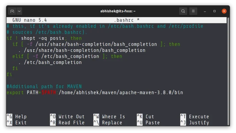 展示真实Linux服务器中编辑~/.bashrc或/etc/profile并重新加载配置的场景,突出PATH配置、source操作和配置错误排查。