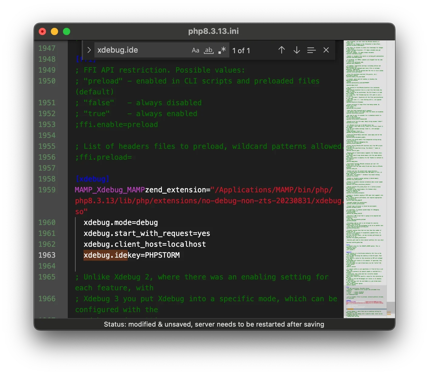 展示真实PHP开发环境中的Xdebug配置文件、PHP扩展状态或Blackfire安装配置界面,帮助读者对应实际操作。