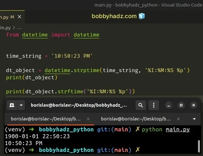 该节需要一张真实的Python代码运行截图,展示strftime、strptime及不同时间格式的输出结果。