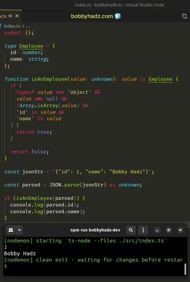 该节需要什么真实配图:展示实际TypeScript代码中自定义is类型谓词函数及IDE类型提示的真实截图。