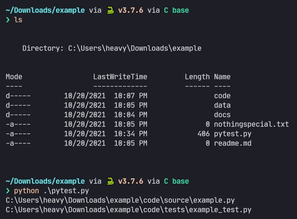 该节需要真实文件系统目录结构、Python 文件遍历代码或终端执行 pathlib 操作的配图