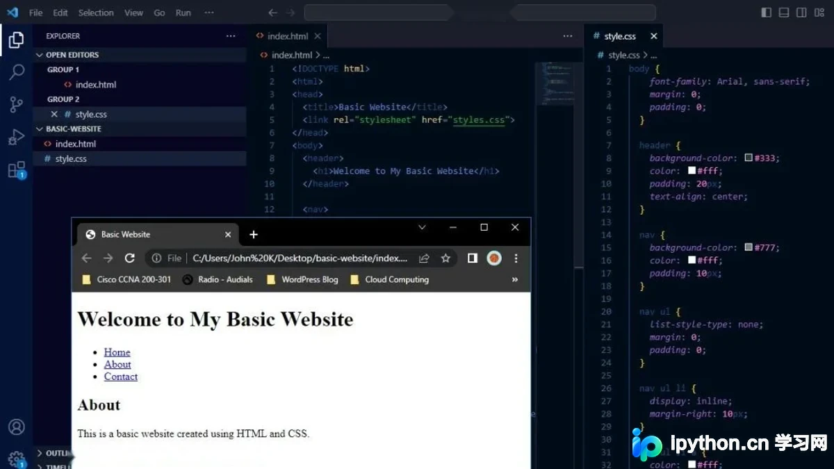网站编程入门知识体系:HTML、CSS与基础交互逻辑构建