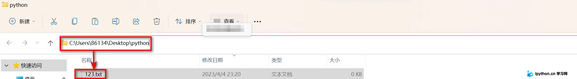 同级目录下存放txt文件的工程结构示意