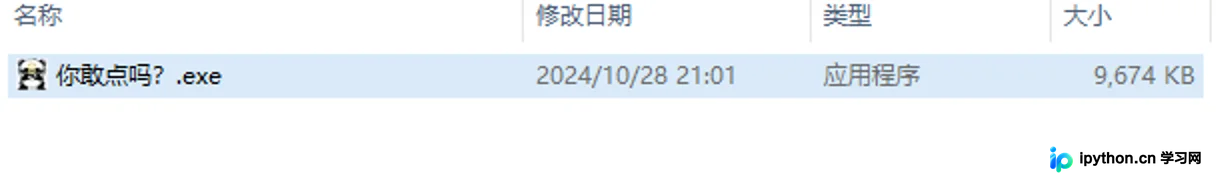 自定义图标后的运行效果示例