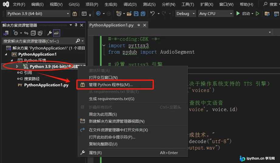 Python 包管理器管理界面