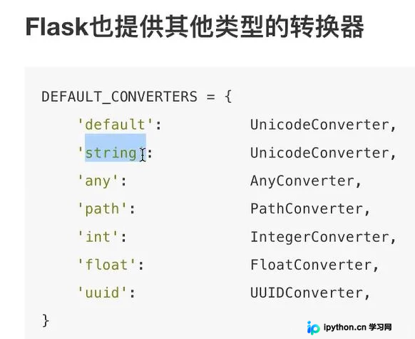Python Flask 转换器详解：从默认到自定义