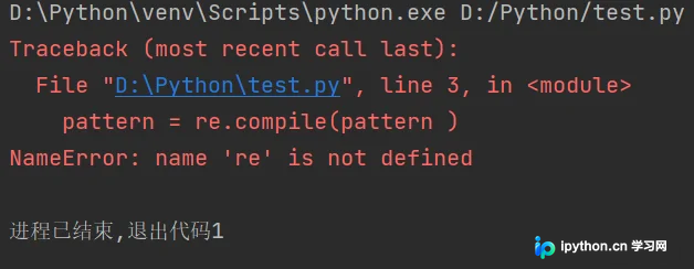 Python re模块正则表达式使用详解:匹配、替换与分割
