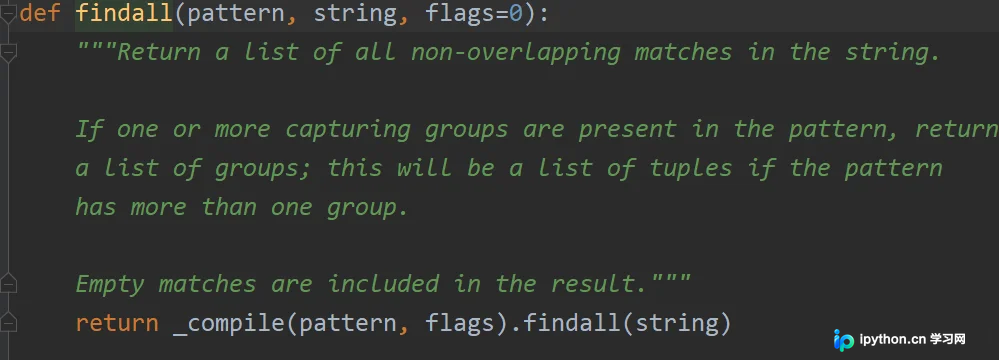 Python re.findall() 函数用法全解析与实战示例