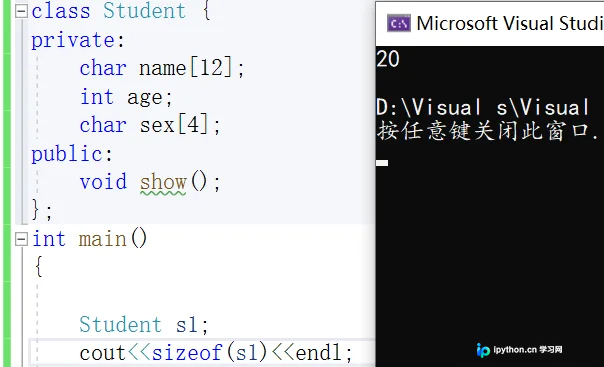 C++类的基本语法详解：从struct到封装与存储原理