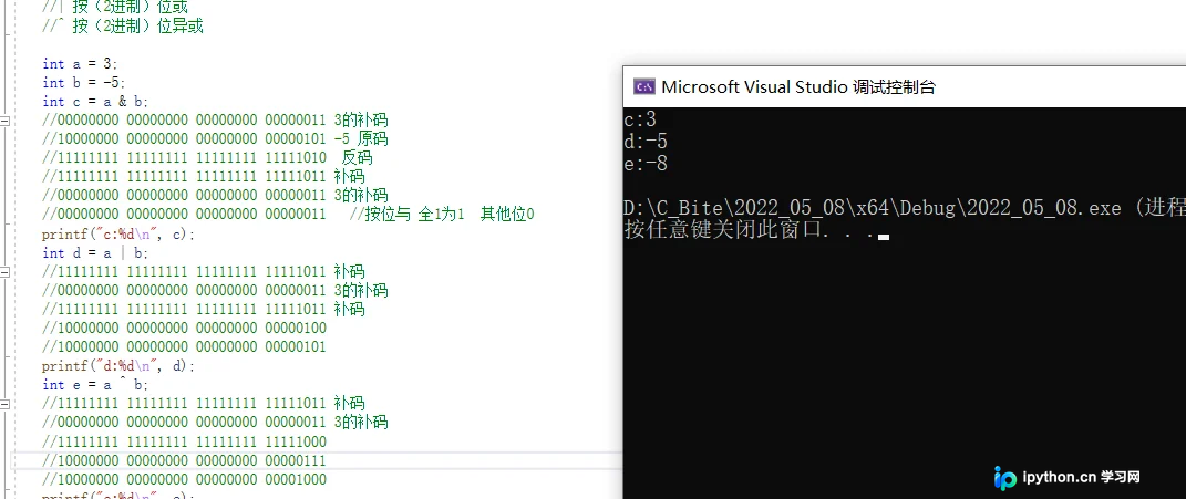 C语言操作符全面精讲：算术、移位与逻辑运算详解